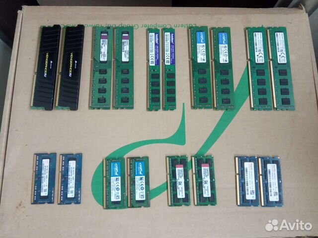 Оперативная память DDR4 DDR3 DDR2 комплекты