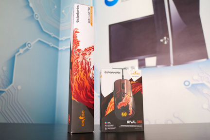 SteelSeries CS:GO Howl Bundle Rival 310 + QcK+