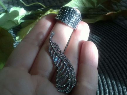 Кольцо и серьги