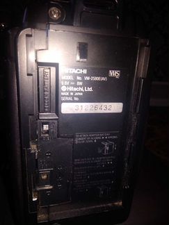 Видеокамера Hitachi Black VM-2580E VHS