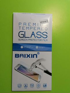 Защитное стекло на iPhone 4, 4s