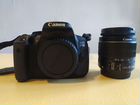 Зеркальный фотоаппарат Canon 650D kit 18-55 объявление продам