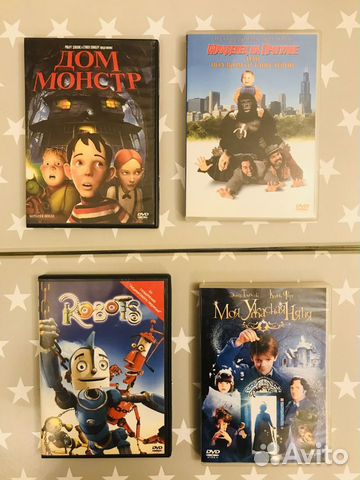 DVD диски детские 7 шт