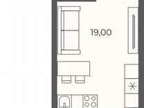 Квартира-студия, 24 м², 25/26 эт.