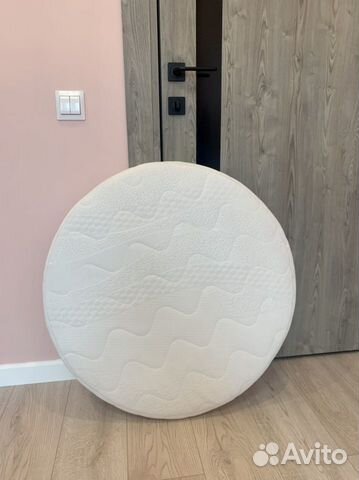 Круглый матрас в детскую кроватку