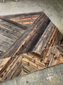 Деревянное амбарное панно