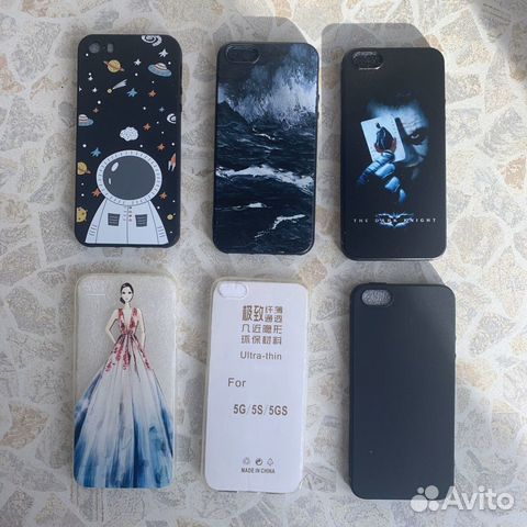 Силиконовый чехол на iPhone 5s, SE