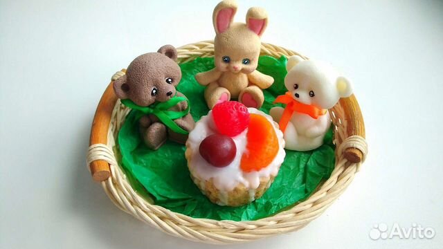 Мыло ручной работы зайка Карамелька