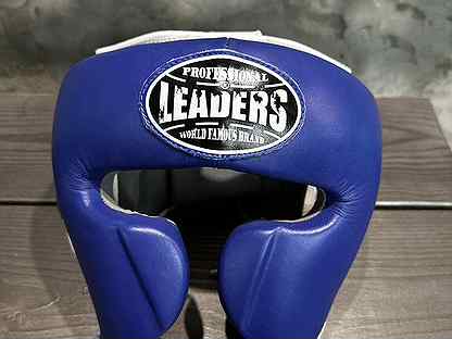 Шлем для единоборств leaders LS MEX blue/white