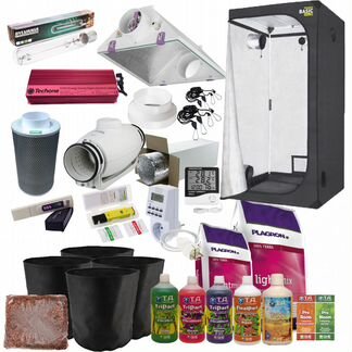 Готовый Гроубокс днат 600Вт, 100х100х200+удобрения