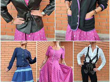 Одежда из Баварии: платье, жакет, ледерхозе