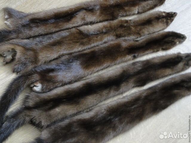 Шкурки норки и хорька