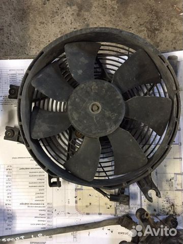 Вентилятор радиатора кондиционера mitsubishi pajer