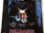 Кинопостер Hellraiser c автографами