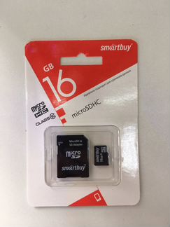 Карта памяти MicroSD 16GB