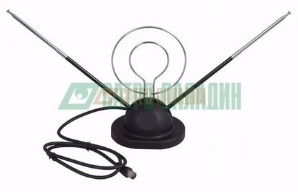 Антенна комнатная телескопическая на подставке с к