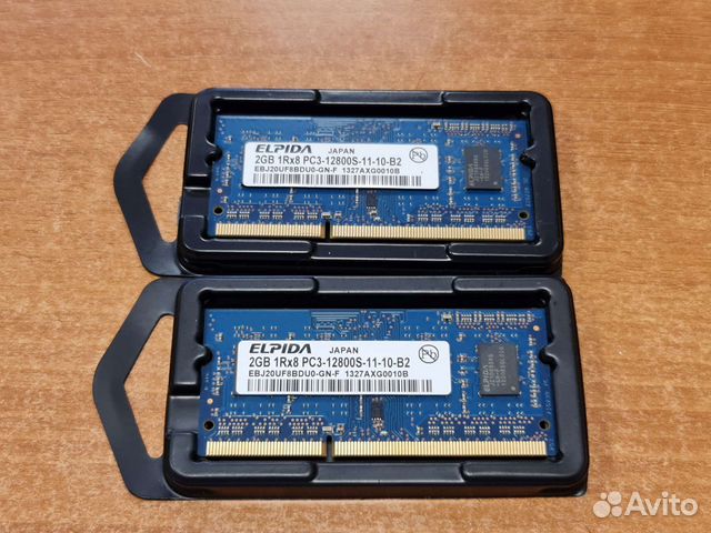 Оперативная память Elpida dd3 2x2Gb 1600Mhz