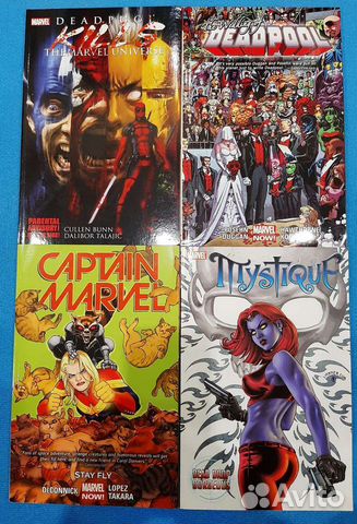 Комиксы на английском, Joker, Deadpool и др