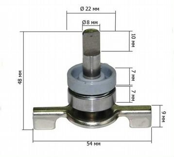 Шток хлебопечки LG в сборе c подшипником и сальник