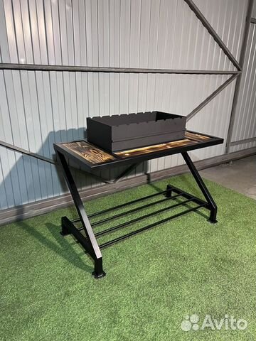 Мангальная зона с крышей