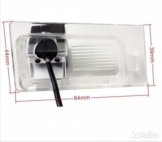 Под камеру заднего вида в штатное место (солярис)