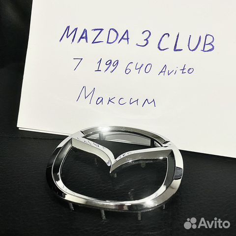 Значок в руль Mazda 3 BL 6 GG GH эмблема