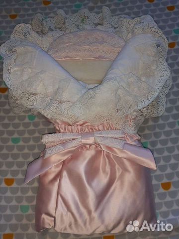 Конверт на выписку для девочки весна осень