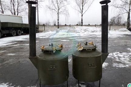 Очажные армейские котлы опк 150,ко-150,Кухня кп-30