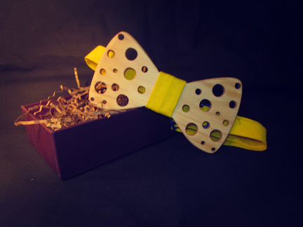 Галстуки-бабочки деревянные