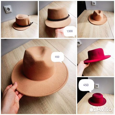 Женская шляпа Mascotte 57 размер шерсть