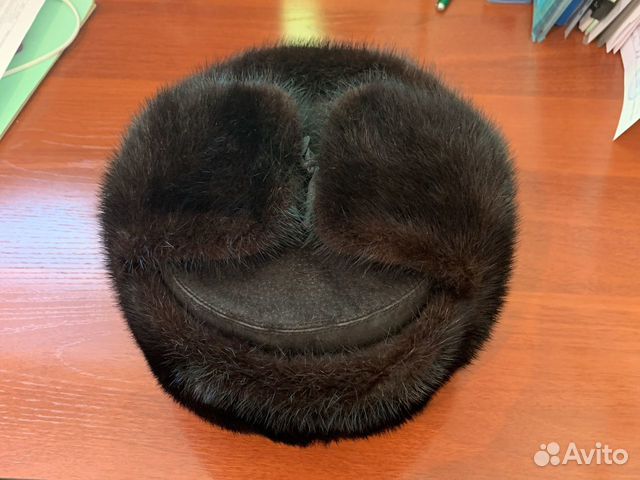 Норковая шапка мужская