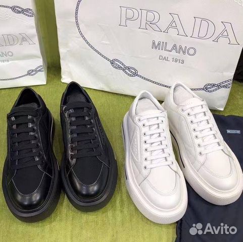 Кроссовки prada