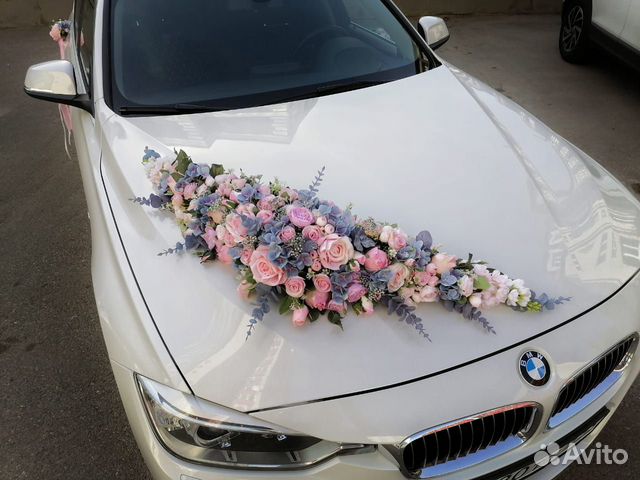 Украшение для свадебного автомобиля