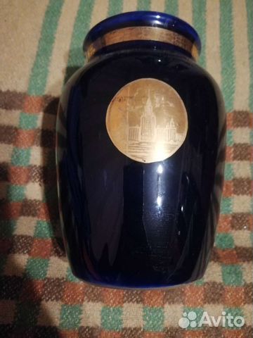 Ваза для цветов СССР Москва фиолет цвет