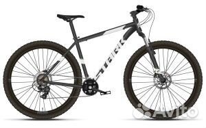 Велосипед Stark21 Hunter 27.2 HD серый/белый