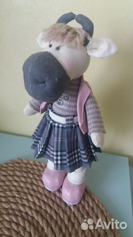 Кукла текстильная ручная работа в форме зверюшек