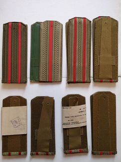 Погоны старшего офицерского состава СССР и РФ