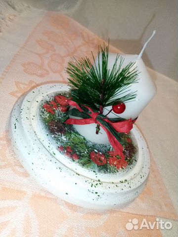 Свеча на подставке 