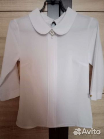 Блузка белая для девочек