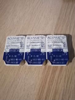 Линзы для глаз -3.5 Acuvue Oazys