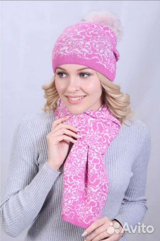 Комплект шапка и шарф