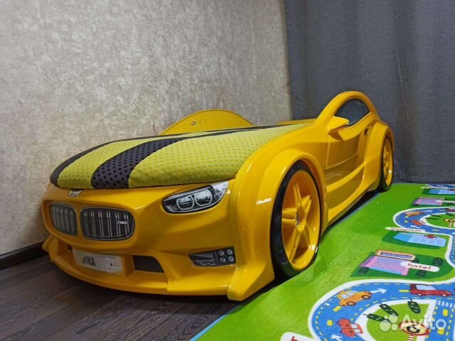 Детская кровать машинка BMW