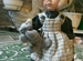 Кукла фарфоровая с бегемотиком