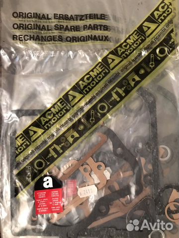 Комплект прокладок на двигатель acme Motori