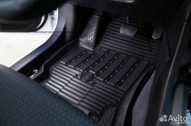 Ковры в салон резиновые Ssang Yong Kyron 2008-Н.В