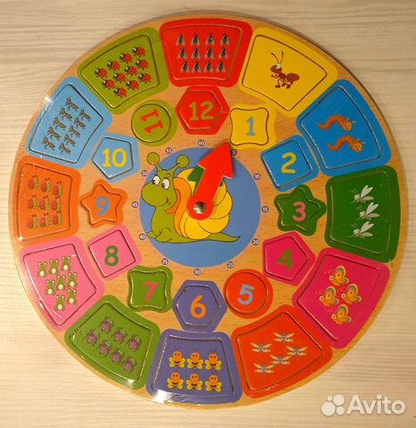 Деревянные часы