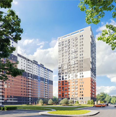 Квартира-студия, 31,8 м², 2/22 эт.