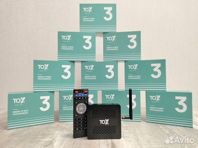 Тв Бокс TOX3 4/32, настройка под ключ