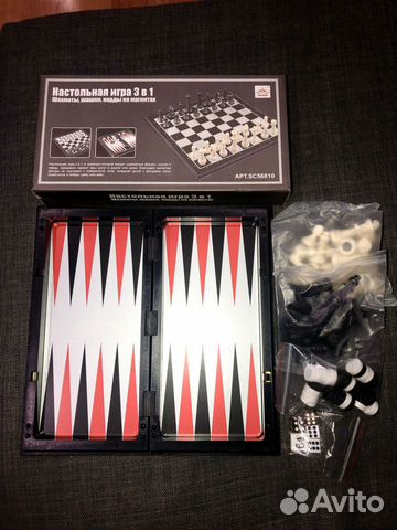 Настольная игра 3 в 1