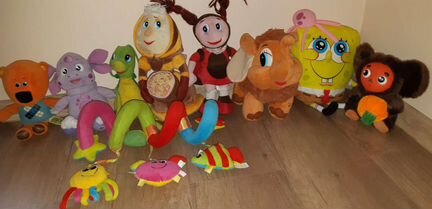 Игрушки Лео и Тиг, Мими мишки,Губка Боб и др